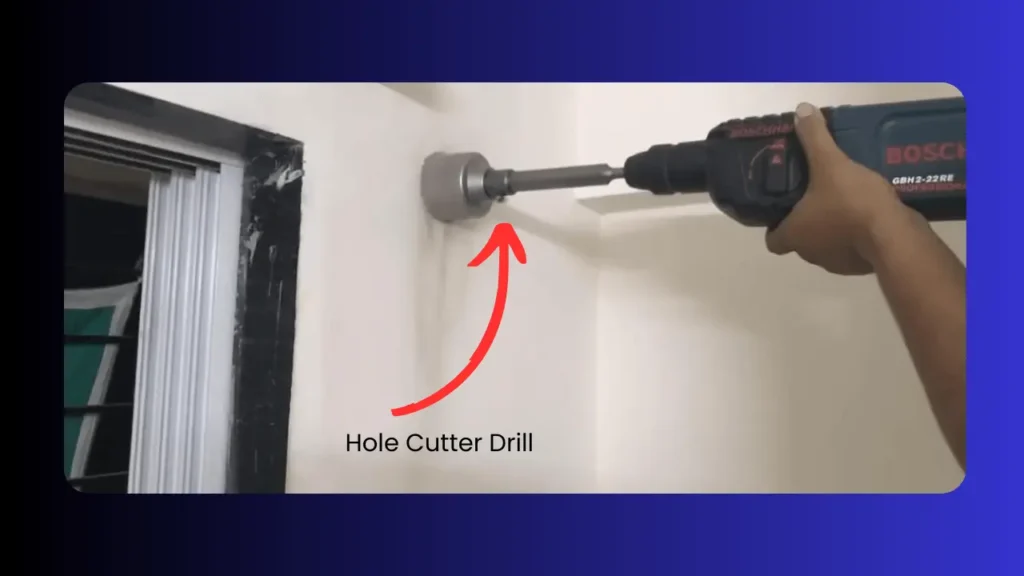 AC Hole cutter for wall